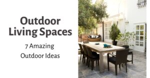 outdoor living space ideas featured